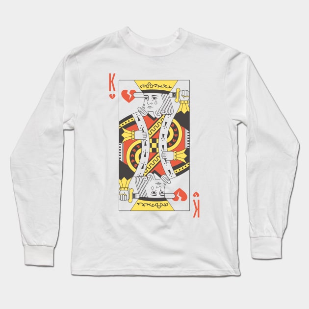 King of Broken Hearts Long Sleeve T-Shirt by Urban Legend